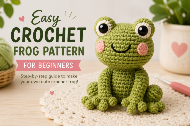 Easy Crochet Frog Pattern for Beginners